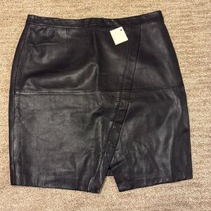 Brand new Leather Halogen skirt